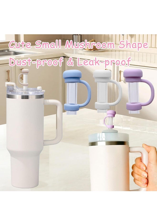 8 PCS Reusable Silicone Straw Covers for Stanley Cup 30 & 40 oz - Image 4