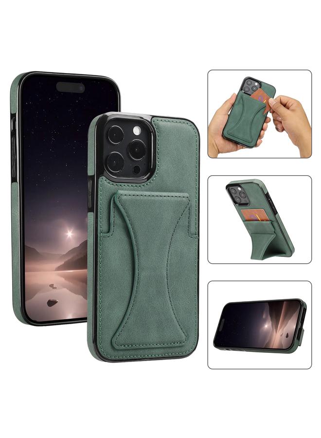 S-TOP Case For iPhone 16 Pro Ultra-thin Shockproof Phone Protective Case with Holder - Image 1