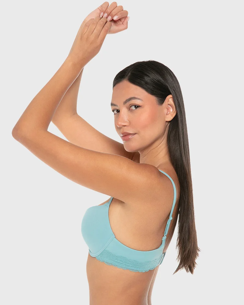 Isla & Evie Isla & Evie Casual Comfort Rib Push up Plunge Bra
