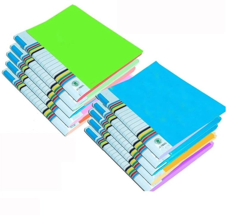 G1 G 1 Report File, Project File with Plastic Clipboard, Document Organizer, A4 Size, Multi-Coloured, Pack of 10 - Image 5