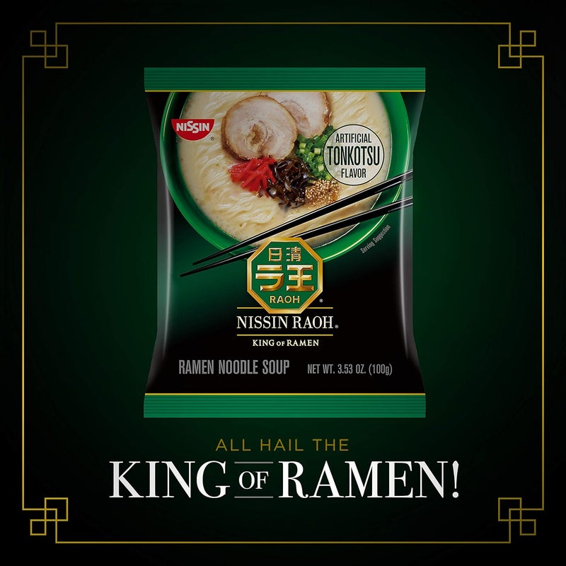 Nissin Raoh Tonkotsu Ramen Noodle Soup, 3.53 Ounce (Pack of 6) - Image 3