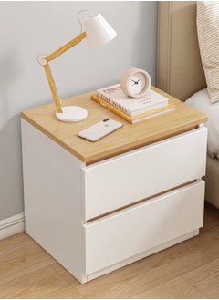Sharpdo Sharpdo Nightstands Simple Modern Bedroom Bedside Table Solid Wood Minimalist Multi-function Light Luxury Style Bedside Storage Small Cabinet  - Image 2