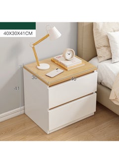 Sharpdo Sharpdo Nightstands Simple Modern Bedroom Bedside Table Solid Wood Minimalist Multi-function Light Luxury Style Bedside Storage Small Cabinet  - Image 3