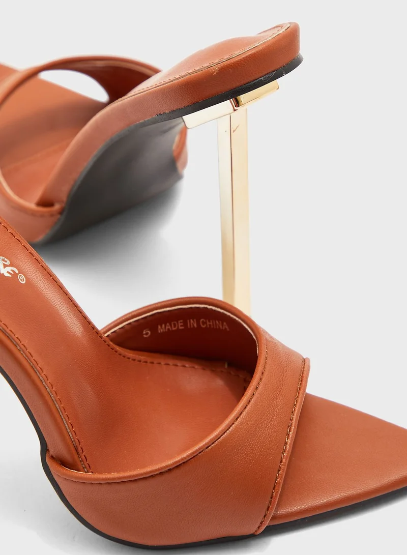 PUBLIC DESIRE Powerful High Heel Sandal
