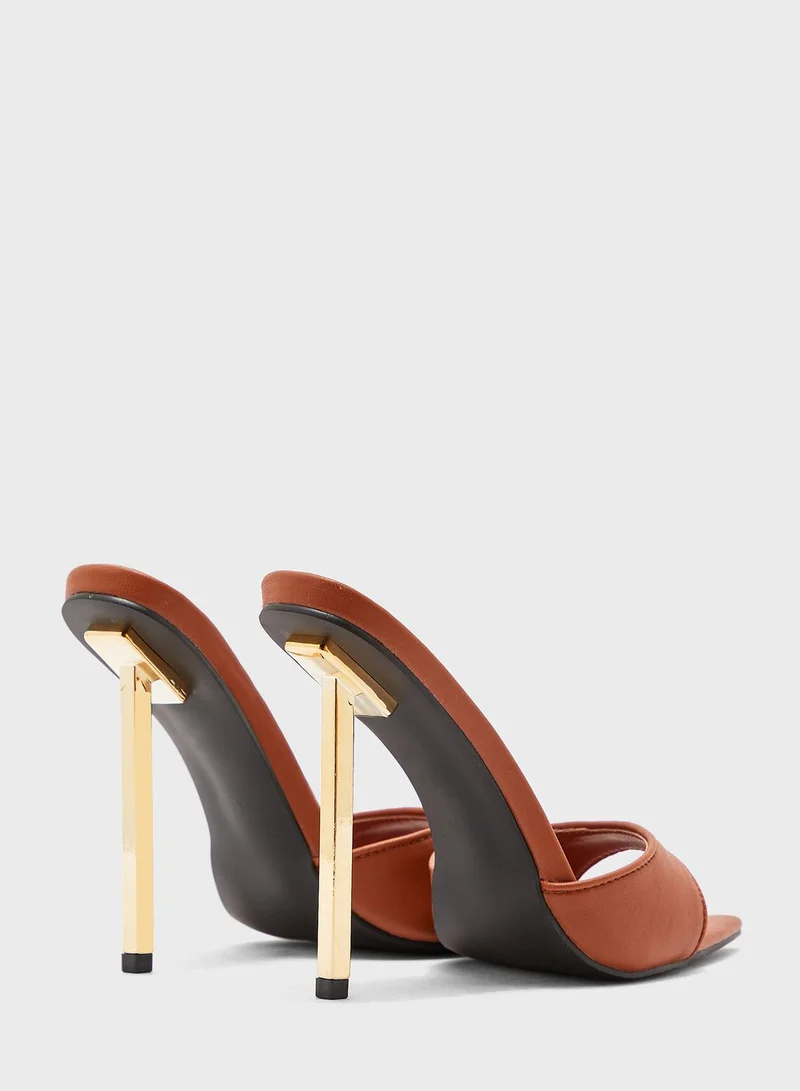PUBLIC DESIRE Powerful High Heel Sandal