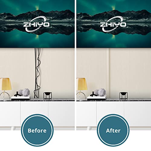 ZhiYo 153in Cord Hider Wall, Wire Hiders for 3 Cords, Paintable Cable Cover for 2 Thick Extension Cables, Wire Concealer to Hide Cords Wall Mounted TV, 9X L17in X W0.95in X 0.47in, Beige - Image 5