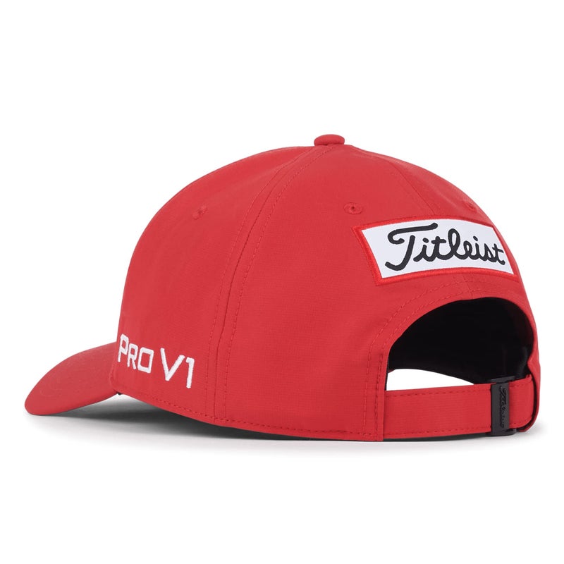Titleist Tour Performance Golf Hat, Red/White - Image 3