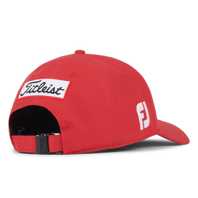Titleist Tour Performance Golf Hat, Red/White - Image 4
