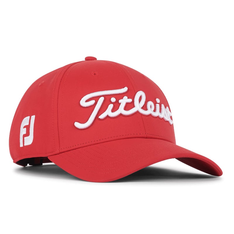 Titleist Tour Performance Golf Hat, Red/White - Image 2