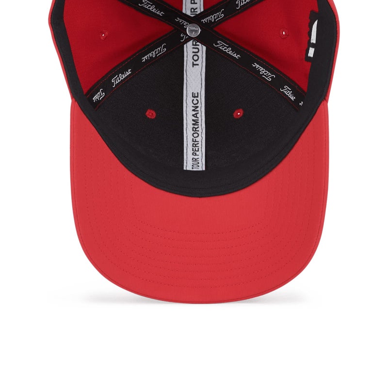 Titleist Tour Performance Golf Hat, Red/White - Image 5