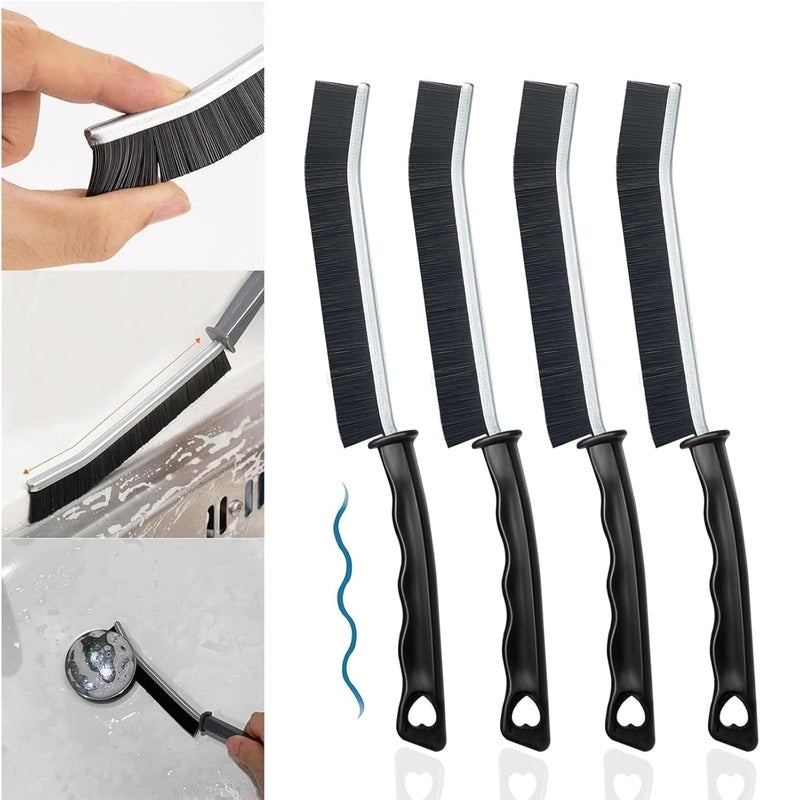 INKIES Bathroom Gap, Brush for Cleaning Multipurpose Cleaning Cleaning Brush Used for Home Toilet Bathroom Kitchen Tiles Window Slots.(Pack of 2) - Image 3