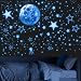 Robmoda 965 PCS Glow in The Dark Stars and Moon for Ceiling Luminous Stars and Planet Wall Decals Kids Room Decor Glowing Galaxy Wall Stickers for Nursery Decorations Blue - Image 2
