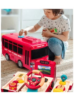 Generic Children's toy car baby deformation bus school bus 3+ years old  - Image 1