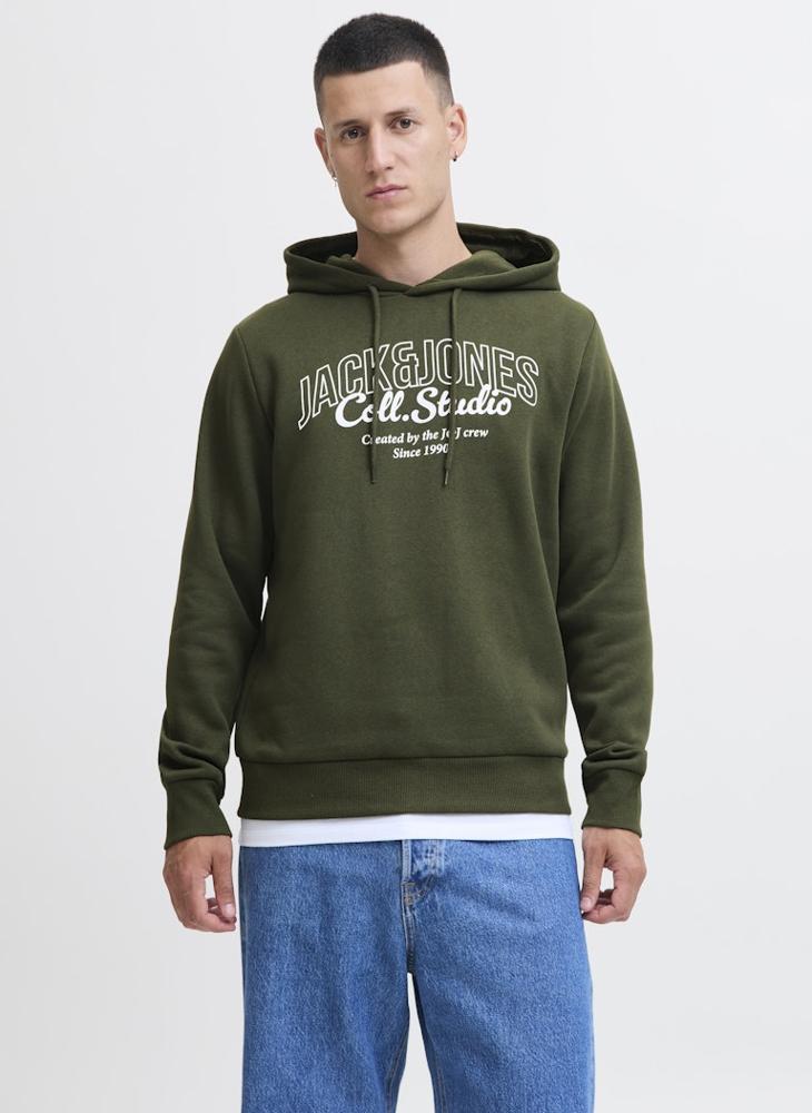 JACK & JONES Logo Pullover Hoodie - Image 1
