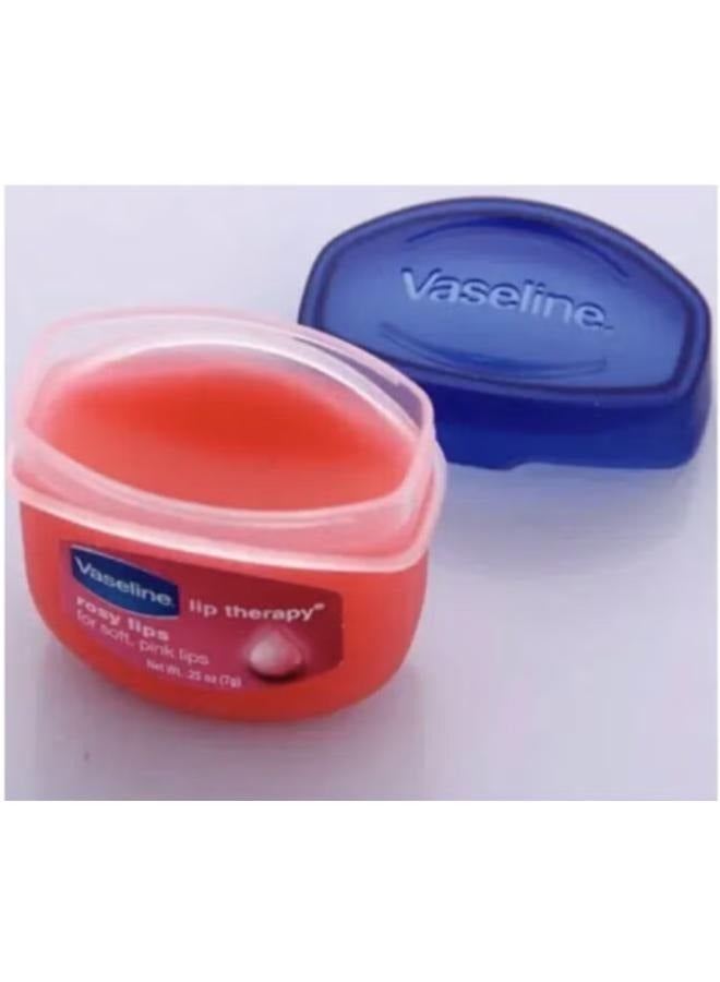 Vaseline Lip Therapy Rosy Lips 7g Plus Full Body Lotion for Very Dry and Rough Skin - White 500ml Pump Bottle - Image 3