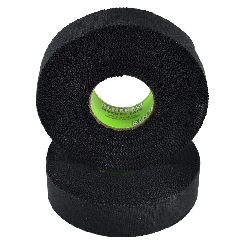 Renfrew Cloth Hockey Tape (2-Pack) - 1" Width - Black XT
