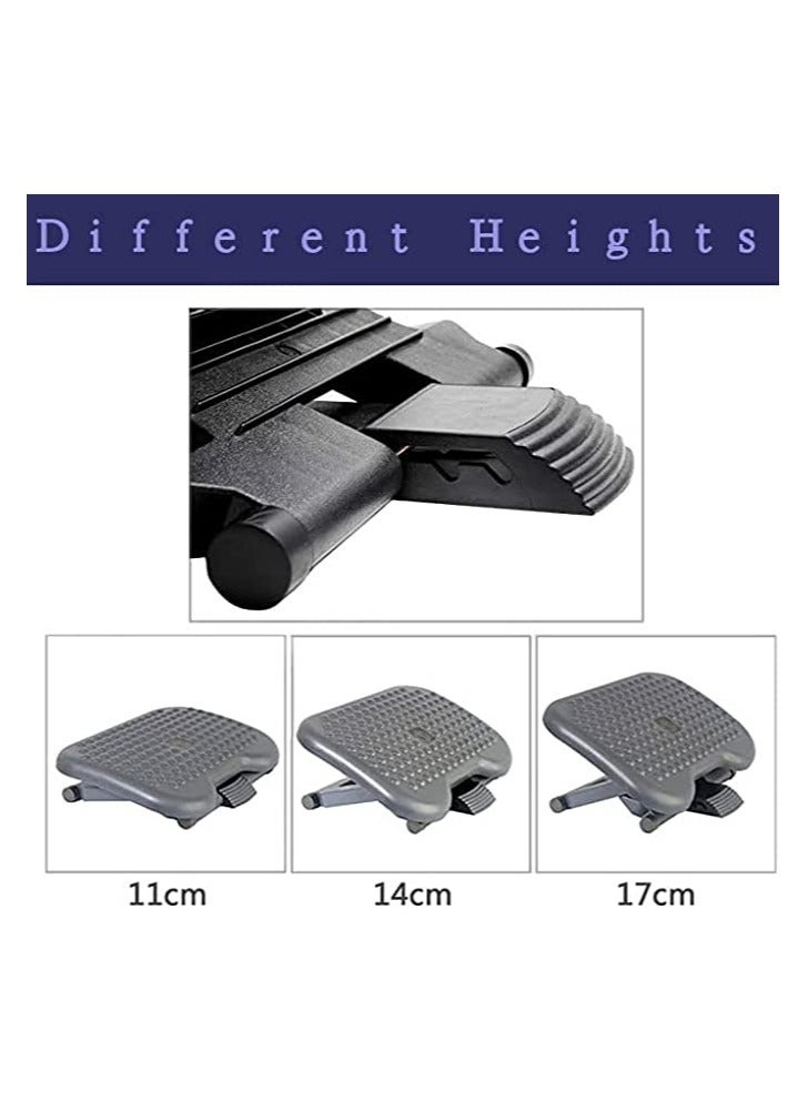 Dreamons Link adjustable Under Desk Footrest With 3 Adjustable Height - Image 2