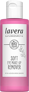 lavera مزيل مكياج العيون الناعم من لافيرا مستحضرات تجميل طبيعية تركيبة لطيفة وصديقة للعيون خالية من السيليكون خالية من زيت المعادن صبار عضوي مستخلص نبق البحر 100 مل - Image 1