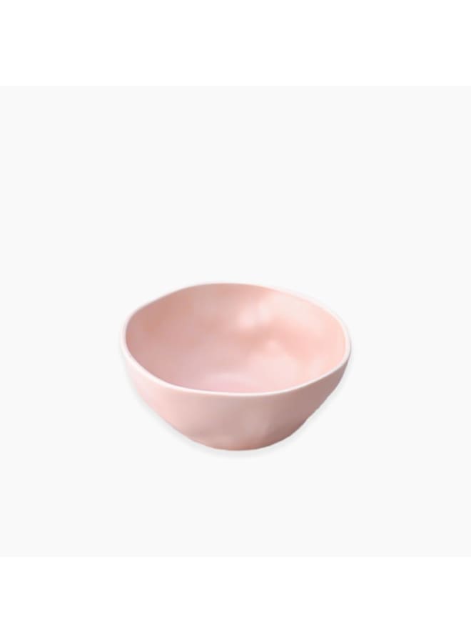 Rosa By Fathy Mahmoud Organic Round Bowl, 14 Cm Size, Matt Rose