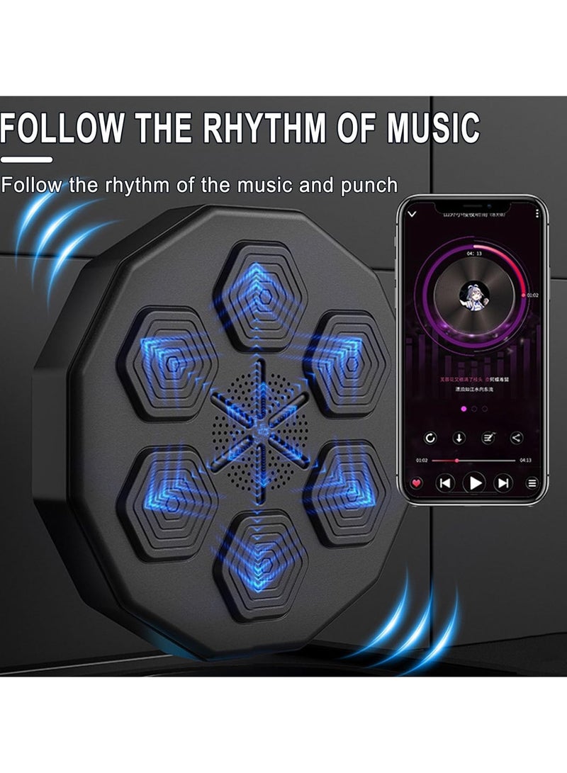 راكسوم آلة ملاكمة، يمكن توصيلها بجهاز ملاكمة موسيقى ذكي يعمل بتقنية البلوتوث مع زوج واحد من قفازات الملاكمة للتمرين المنزلي للهواة - Image 4