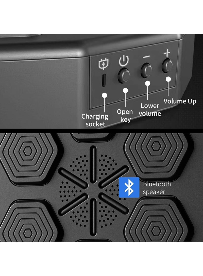 راكسوم آلة ملاكمة، يمكن توصيلها بجهاز ملاكمة موسيقى ذكي يعمل بتقنية البلوتوث مع زوج واحد من قفازات الملاكمة للتمرين المنزلي للهواة - Image 5