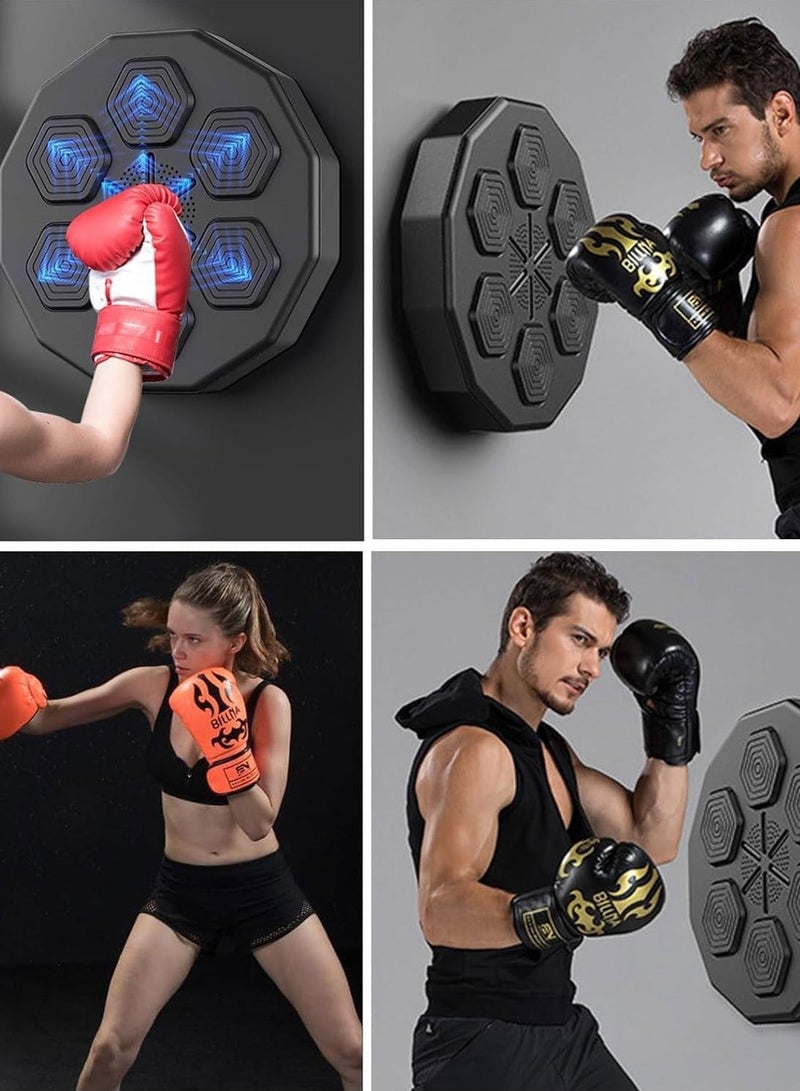 راكسوم آلة ملاكمة، يمكن توصيلها بجهاز ملاكمة موسيقى ذكي يعمل بتقنية البلوتوث مع زوج واحد من قفازات الملاكمة للتمرين المنزلي للهواة - Image 2