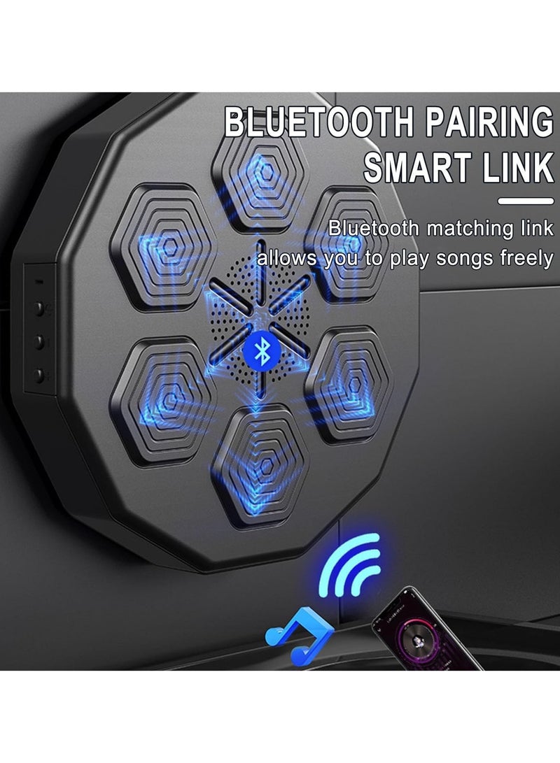 راكسوم آلة ملاكمة، يمكن توصيلها بجهاز ملاكمة موسيقى ذكي يعمل بتقنية البلوتوث مع زوج واحد من قفازات الملاكمة للتمرين المنزلي للهواة - Image 3