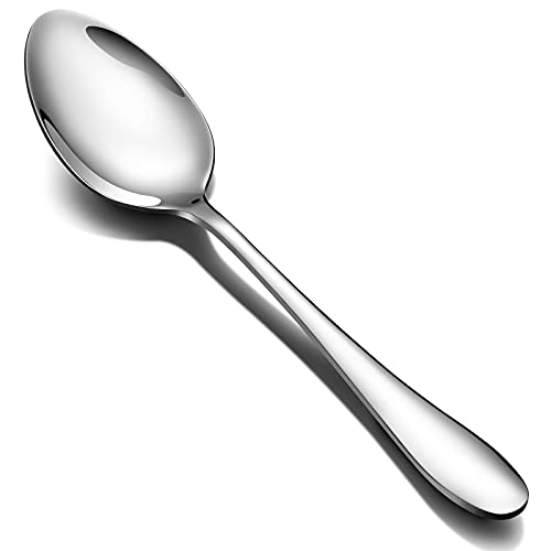 Aebeky 12-Piece Stainless Steel Dinner Spoon,Large Tablespoons,8-Inches (12-Piece) - Image 1