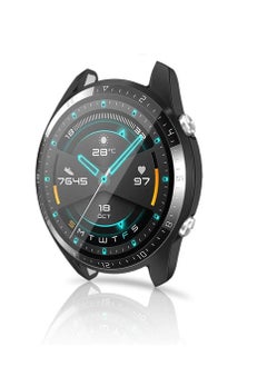 Y&D Compatible with Huawei Watch GT 2 46mm Screen Protector, 1 Pack Waterproof Shatter-Proof Ultra Clear Anti-Bubble Tempered Glass Protective Cover Saver for  - Image 3