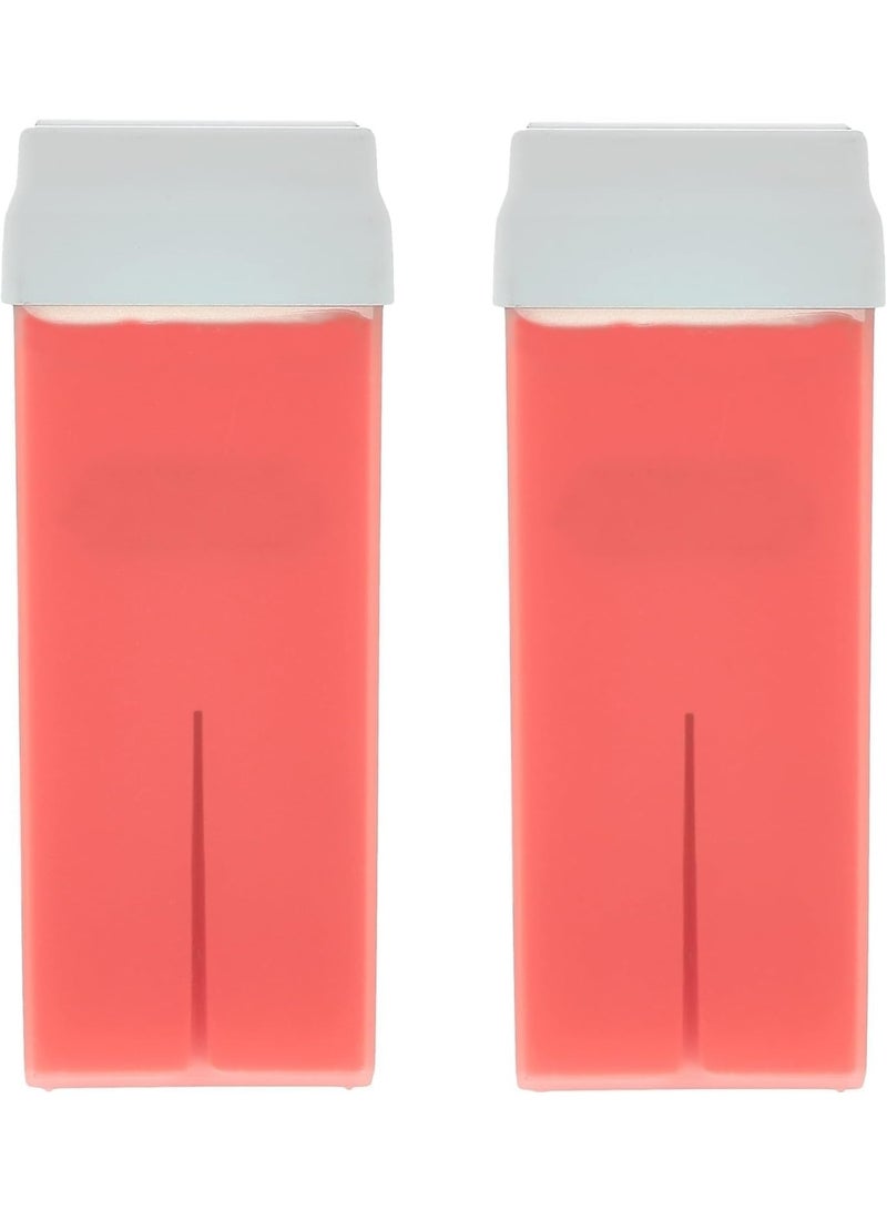 Wax Hair Removal Pink/Rose Wax for with All Safety and Ease, 100ml, Pack of 2 - Image 1