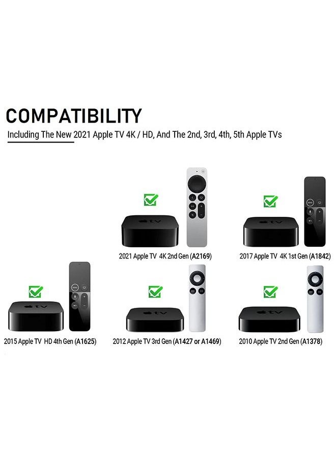 O Ozone Apple TV Mount Compatible with All Apple TVs: 2021 Apple TV 4K, Apple TV HD, 4th/5th Gen Apple TVs - Black  - Image 2