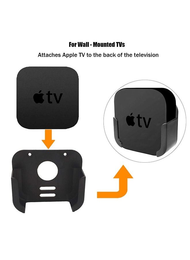 O Ozone Apple TV Mount Compatible with All Apple TVs: 2021 Apple TV 4K, Apple TV HD, 4th/5th Gen Apple TVs - Black  - Image 3