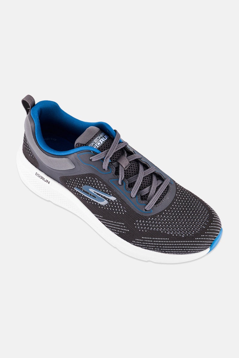 SKECHERS أحذية جري نسائية Go Run Elevate مزودة بأربطة، رمادي غامق - Image 1