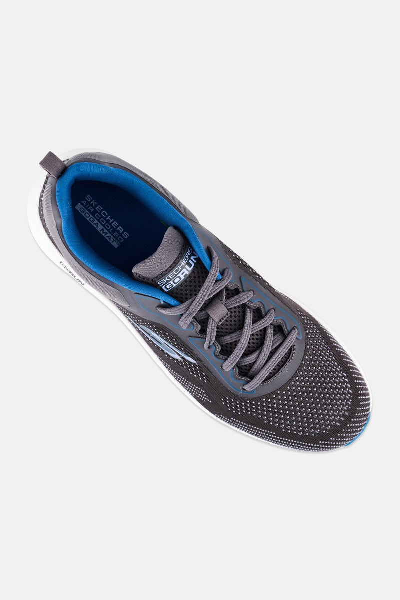 SKECHERS أحذية جري نسائية Go Run Elevate مزودة بأربطة، رمادي غامق - Image 3