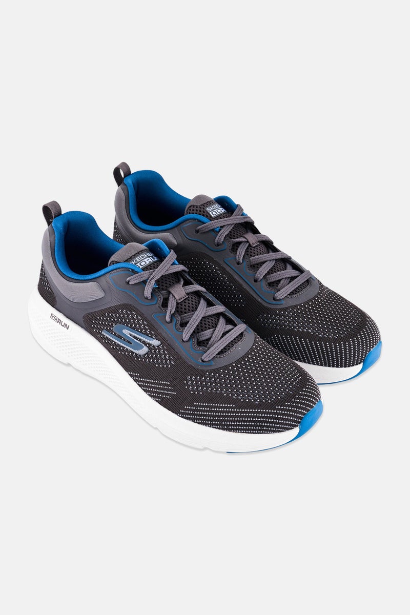 SKECHERS Women Go Run Elevate Lace Up Running Shoes, Charcoal - Image 2