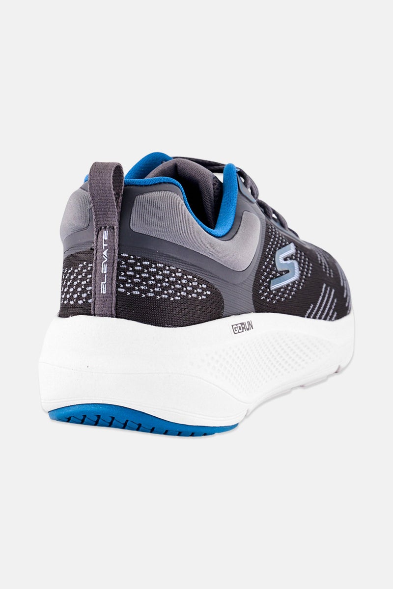 SKECHERS أحذية جري نسائية Go Run Elevate مزودة بأربطة، رمادي غامق - Image 2