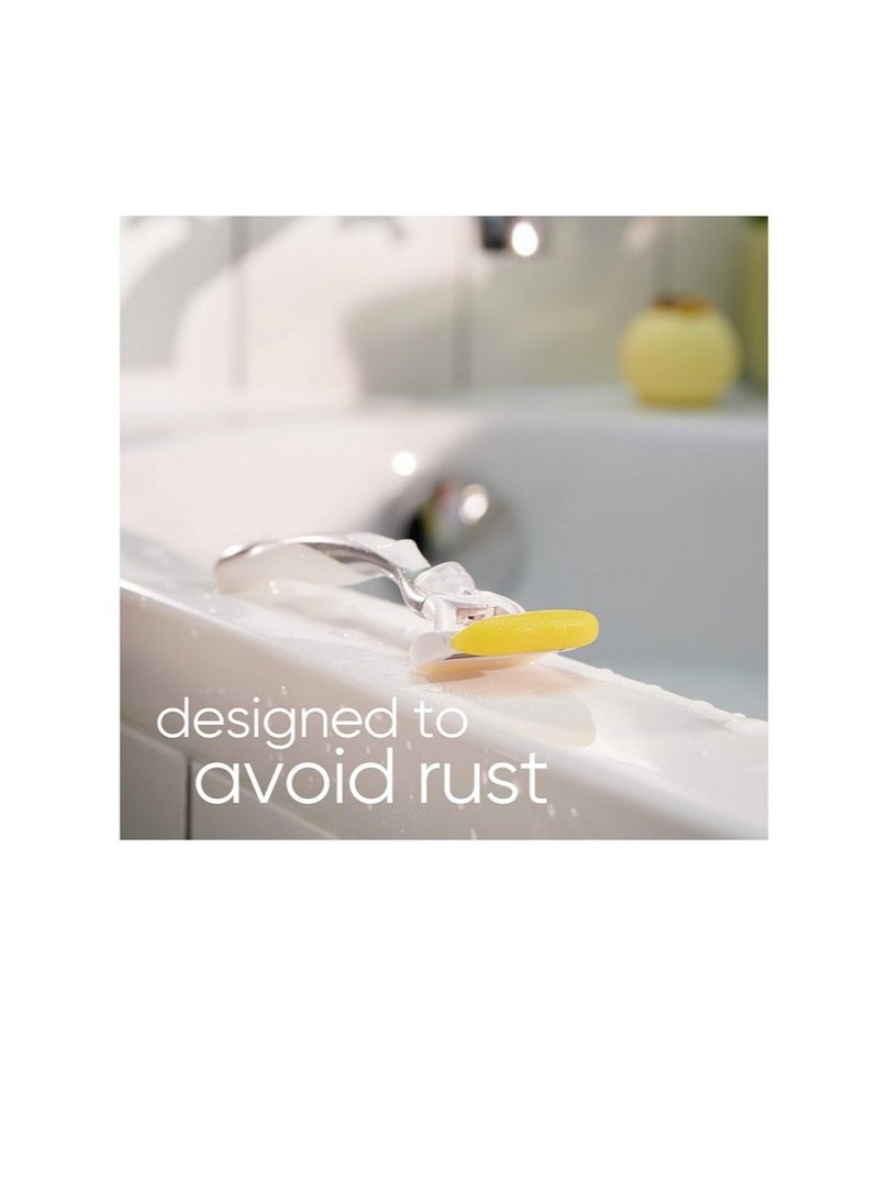 Gillette Venus Gillette Olay ComfortGlide Womens 5 Razor Blade Refills, 4 Count, Infused with Coconut Scent - Image 5