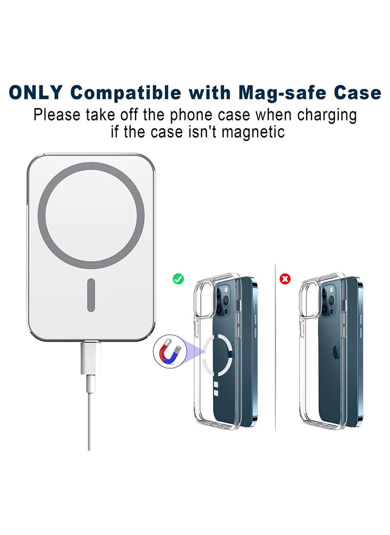 Generic - Magnetic Wireless Car Charger Vent Mount for MagSafe Case iPhone 13/13 Pro Max/14/12 Pro Max Mini Magnet Phone Holder Stand - Image 1