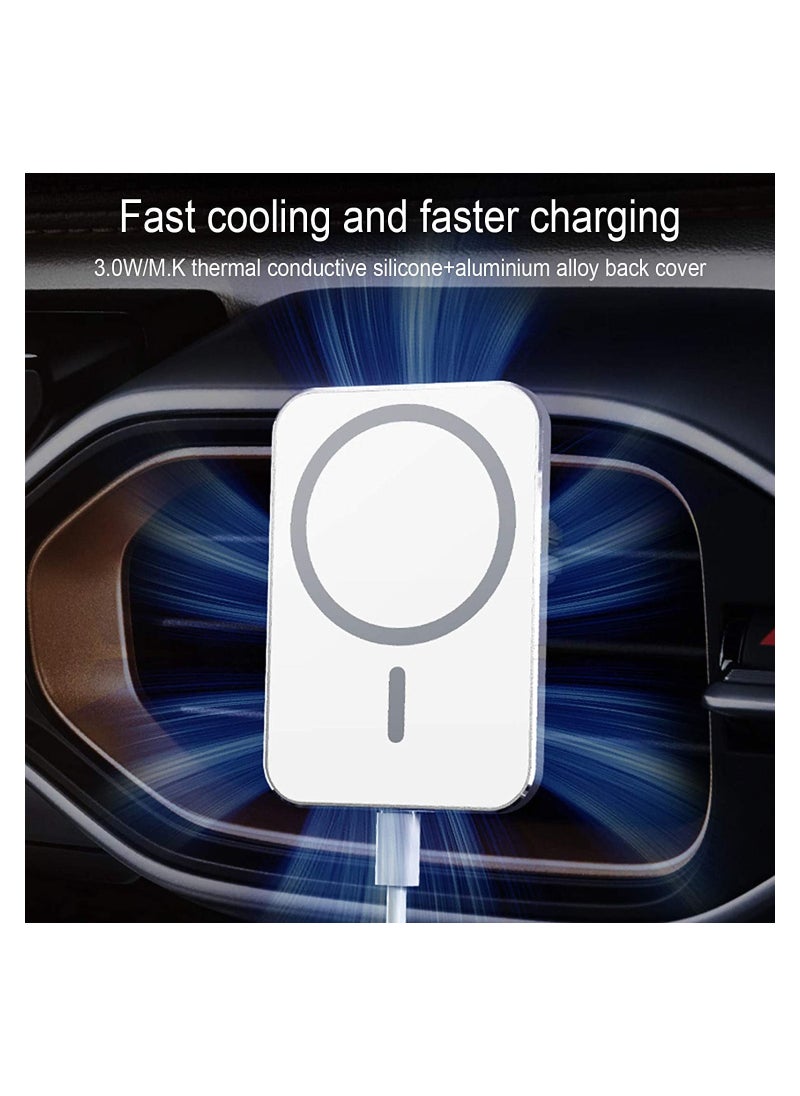 Generic - Magnetic Wireless Car Charger Vent Mount for MagSafe Case iPhone 13/13 Pro Max/14/12 Pro Max Mini Magnet Phone Holder Stand - Image 1