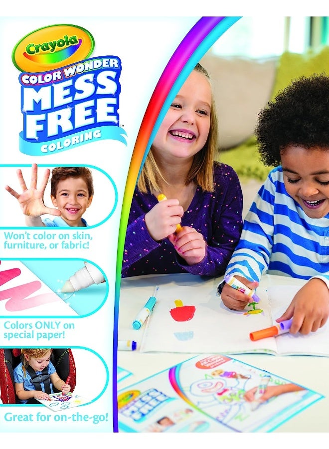 Crayola Color Wonder, Frozen Coloring Pages & No Mess Markers, Mess Free Coloring, Gift for Girls, 3, 4, 5, 6 - Image 3