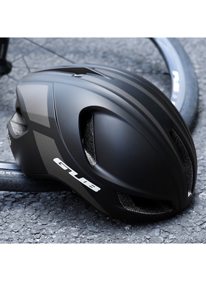 Black Gubsv18 Bicycle Commuter Breathable Men's And Women's Road Mountain Bike Helmet Pneumatic Helmet High-end Ultra Light