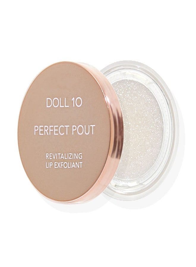 Doll 10 Perfect Pout Revitalizing Lip Exfoliant - Hydrating Plumping Nourishing Vegan Lip Scrub - Image 1