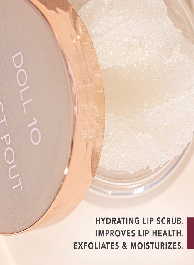 Doll 10 Perfect Pout Revitalizing Lip Exfoliant - Hydrating Plumping Nourishing Vegan Lip Scrub - Image 2