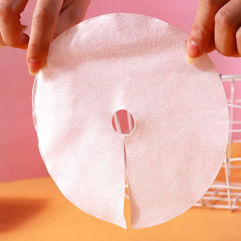 100Pcs Paper Disposable Sheet Soft Cotton Pre Cut Body DIY Beauty Salon Supplies M Skin Friendly Absorbent Safe for SPA Beauty Salons 100Pcs Cotton - Image 4