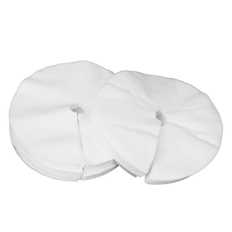 100Pcs Paper Disposable Sheet Soft Cotton Pre Cut Body DIY Beauty Salon Supplies M Skin Friendly Absorbent Safe for SPA Beauty Salons 100Pcs Cotton - Image 1
