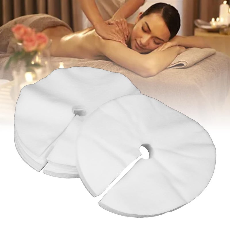 100Pcs Paper Disposable Sheet Soft Cotton Pre Cut Body DIY Beauty Salon Supplies M Skin Friendly Absorbent Safe for SPA Beauty Salons 100Pcs Cotton - Image 2