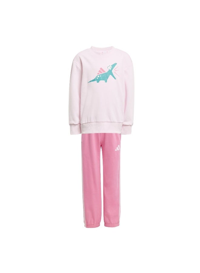 Adidas Lk Adrpt Set Pink Training Suits For Kids 3-4Y - Image 1