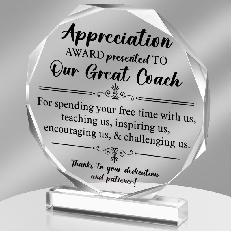 Panelee Thank You Gifts for Women Men Acrylic Appreciation Inspirational Gift Office Coworker Farewell Acrylic Sign Table Decor for Home(Elegant) - Image 1
