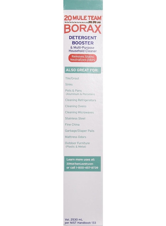 BORAX بورق 20 فريق البغال معزز المنظفات، 65 أونصة - Image 2