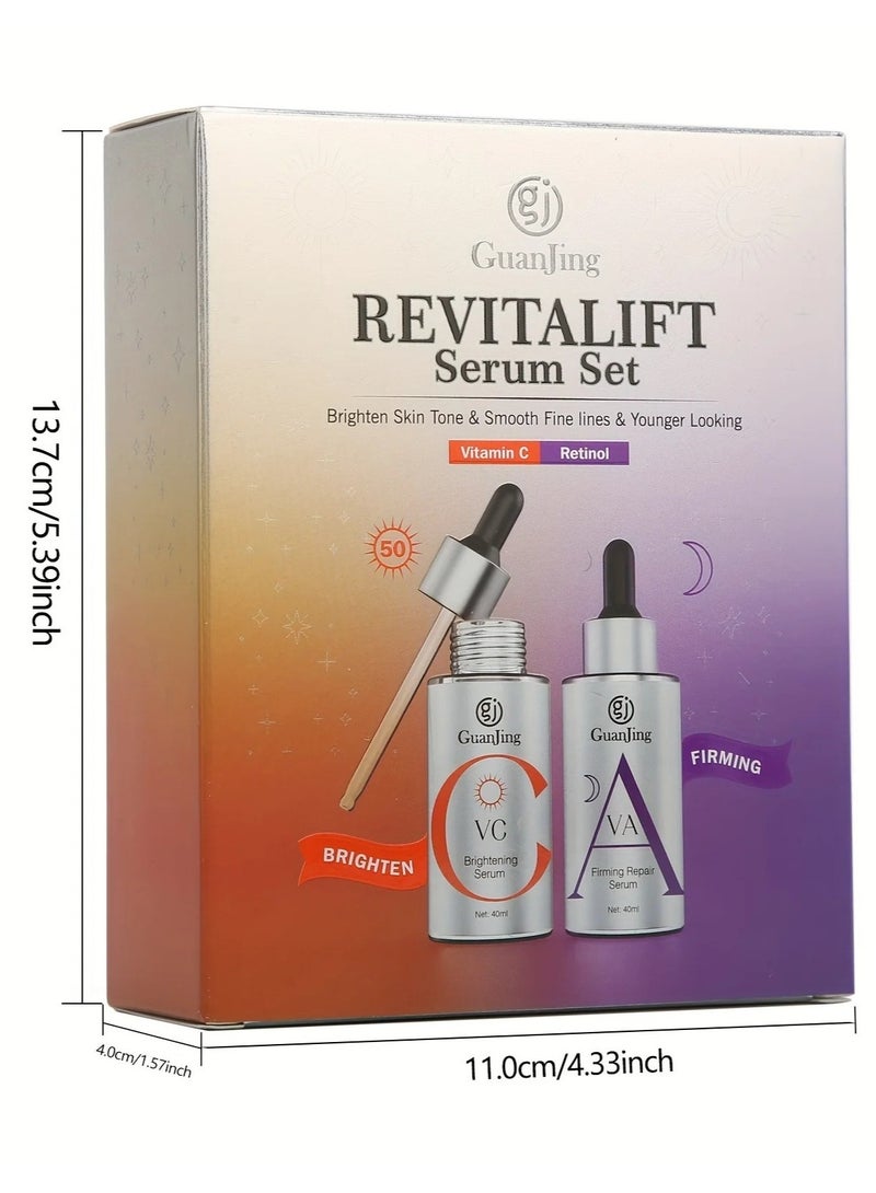 GUANJING Revitalift Serum Set Vitamin C And Retionl 40x2 ml - Image 2